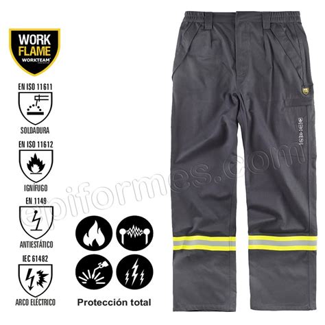 Pantalón de trabajo ignífugo protección total