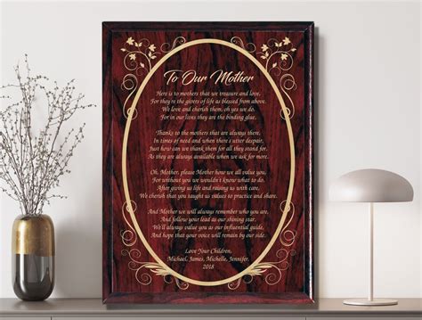 Poems Poem Gift Plaques Poems Wall Art Plaques Custom - Etsy