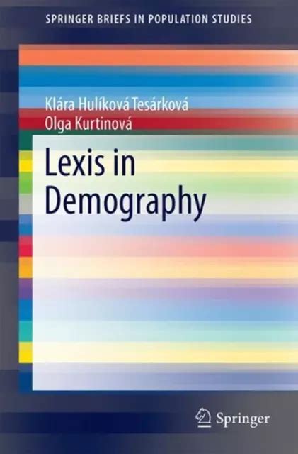 Lexis En D Mographie Par Kl Ra Hul Kov Tes Rkov Anglais Livre De