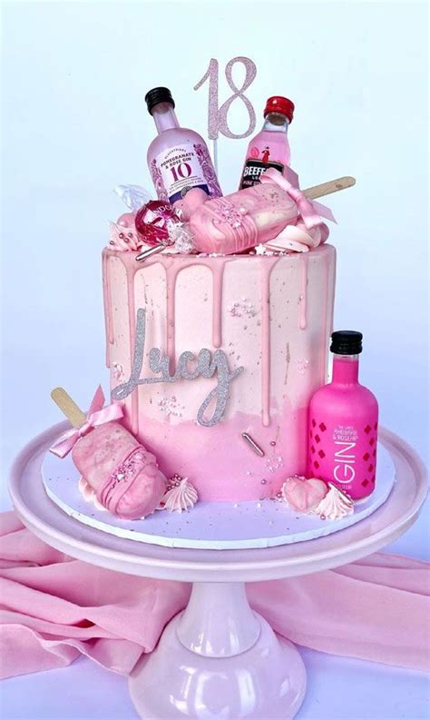 18th Birthday Cake Ideas For A Memorable Celebration Pink Gin Cake