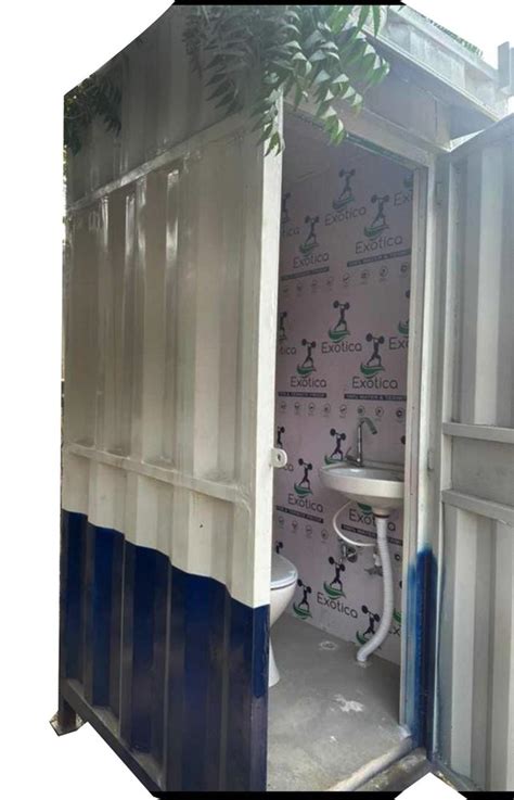 Steel Panel Build Portable Toilet Cabin At Rs In Greater Noida