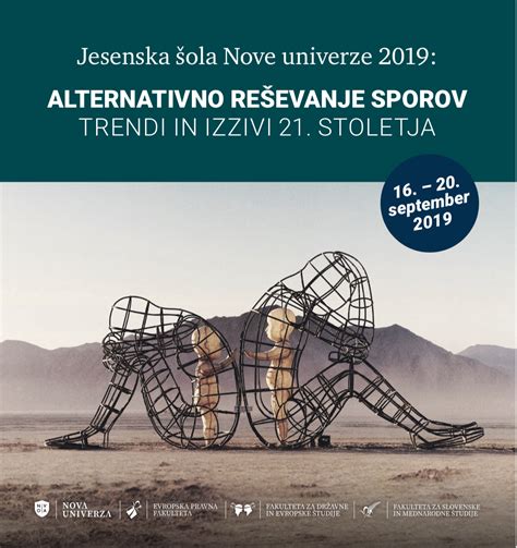 Jesenska Ola Nove Univerze Alternativno Re Evanje Sporov