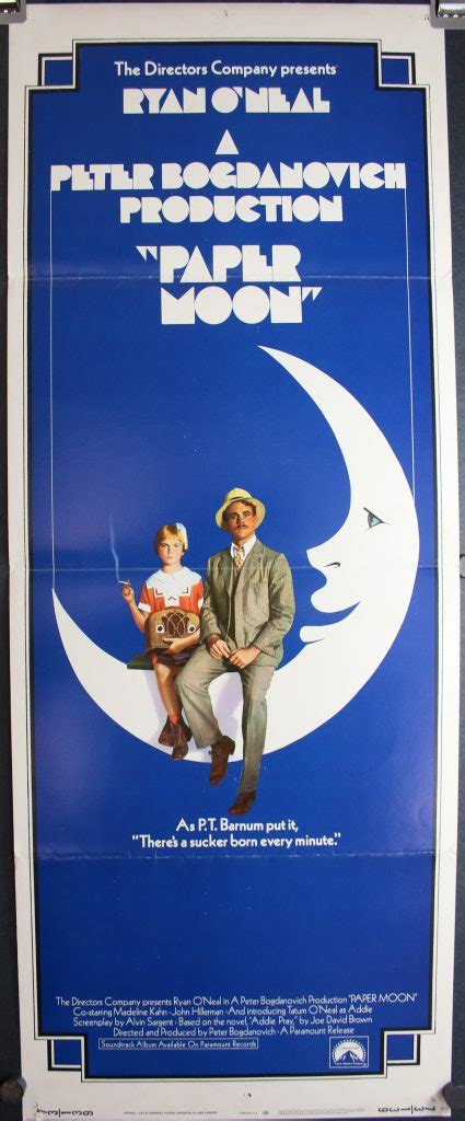 PAPER MOON, Original Vintage Insert Movie Theater Poster - Original ...