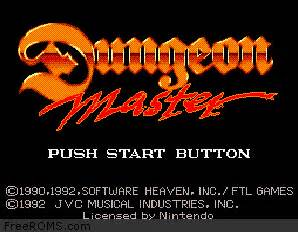 Play Dungeon Master Snes Online