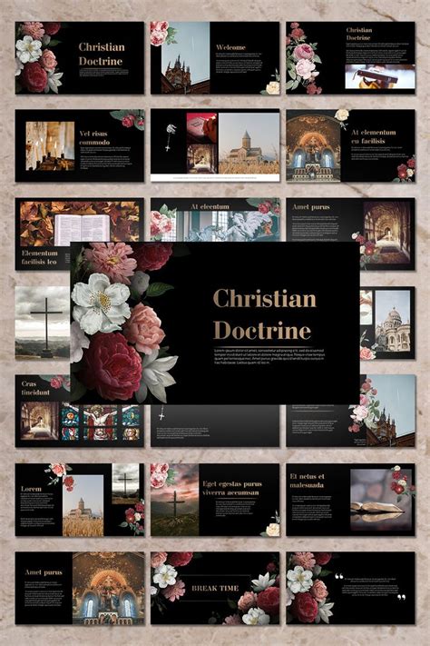 Christian Doctrine Powerpoint Template | Powerpoint templates ...