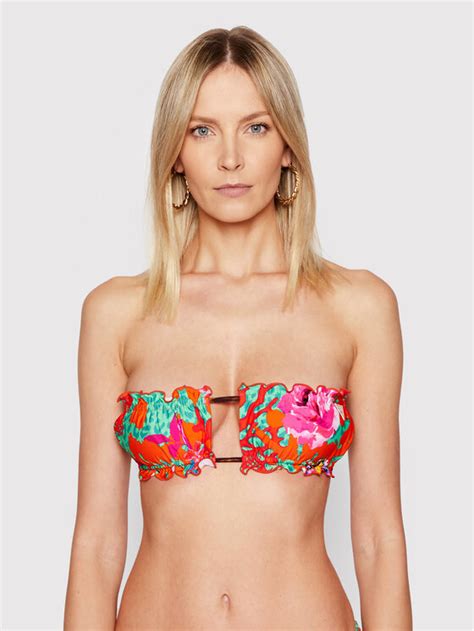 Guess Góra od bikini E2GJ34 MC04R Pomarańczowy Modivo pl