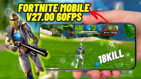 Update Fortnite Mobile Fps Celular Android Youtube