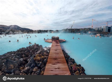 Landscape Blue Lagoon Geothermal Area Iceland – Stock Editorial Photo ...