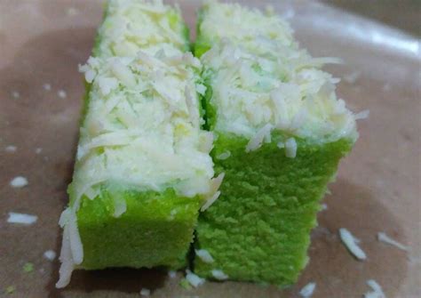 Resep Brownies pandan kukus oleh Virda Amelia - Cookpad