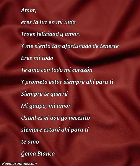 Cinco Mejores Poemas De Amor Para Mi Novio Que Rimen Poemas Online