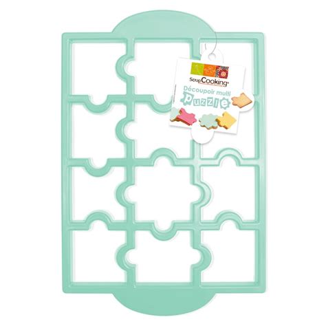 Plaque D Coupoir Multi Puzzle Scrapcooking Moules Gateaux Cultura