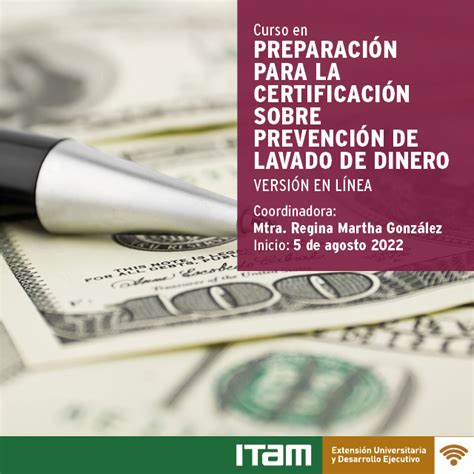 Curso Preparación Para La Certificación Sobre Prevención De Lavado De