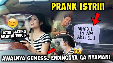 PRANK ISTRI AWALNYA REAKSINYA GEMESS BANGET ENDINGNYA MALAH YouTube