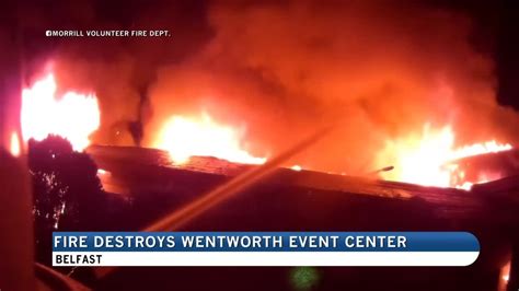 Wentworth Event Center Destroyed In Fire Youtube