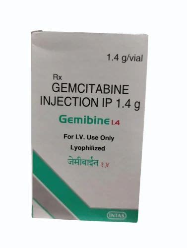 GEMIBINE 1 4g Gemcitabine Injection 1400 Mg At Rs 1700 Vial In Pune