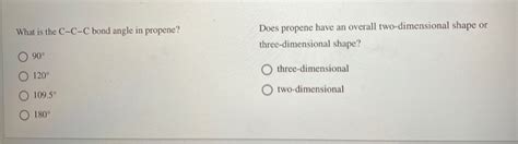 Solved Examine the Lewis dot structure of propene, C,Ho, and | Chegg.com