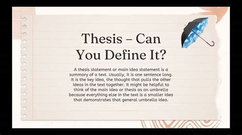 Unlocking The Mystery How Long Should A Thesis Statement Be Enjoytechlife