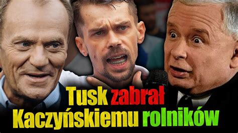 Tusk Zabra Kaczy Skiemu Rolnik W Lider Agrounii Micha Ko Odziejczak