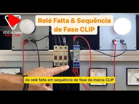 Como Instalar O Rel Falta E Sequ Ncia De Fase Clip Clpw Youtube