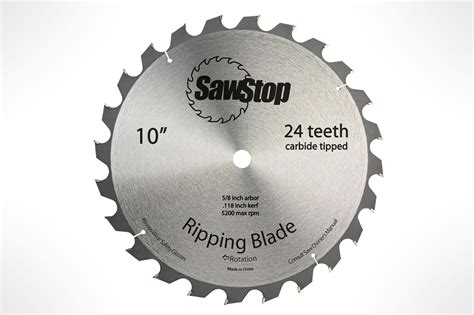 Sawstop 24 Tooth Rip Blade The Woodsmith Store