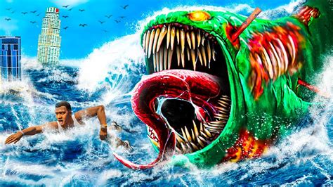 Finding The ZOMBIE BLOOP In GTA 5 Sea Monster YouTube