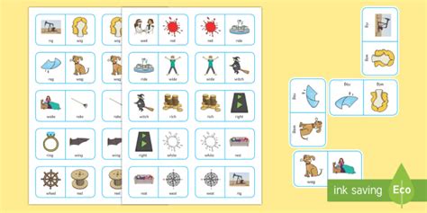 R And W Minimal Pairs Speech Pathology Twinkl