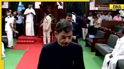 Tamil Nadu Governor RN Ravi Walks Out Of Assembly Amid Row With CM MK