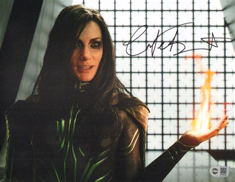 Cate Blanchett As Hela In Thor Ragnarok Swau Signed 11x14 Photo Swau Auction