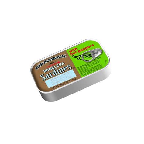 Brunswick Boneless Sardines In Oil And Hot Pepper 1 Unit Cherdars