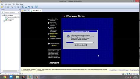 VMware Workstation Ile Windows 98 Kurulumu YouTube