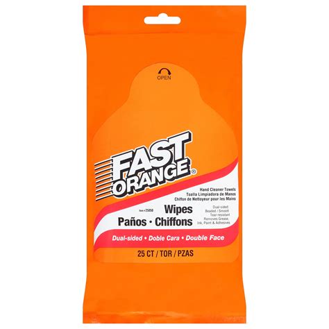 Buy Permatex 25050 Fast Orange Hand Cleaner Wipe 25 Count Online At Desertcartmalta