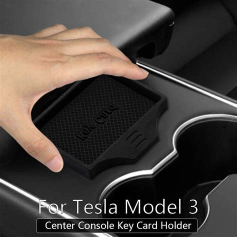 Tesla Model 3 Center Console Anti Slip Key Card Holder The Ev Shop