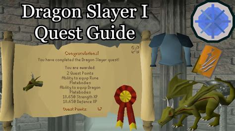 Dragon Slayer I Osrs Quest Guide Youtube