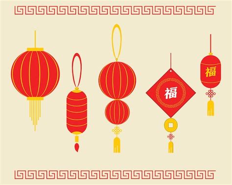 Premium Vector | Chinese new year 2024 lanterns collection vector