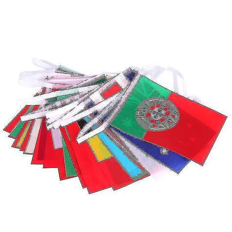 Fifa World Cup All Teams Flags Bunting Football Soccer Banner H