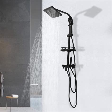 Miumaeov Wall Mounted Shower System Faucet Set Functions Bathtub