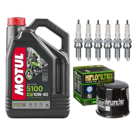 Zestaw Olej MOTUL 4 l filtr oleju świece NGK HONDA GL 1800 GOLD