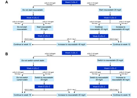 Rosuvastatin treatment algorithm. (A) Rosuvastatin treatment algorithm... | Download Scientific ...