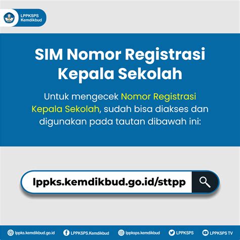 Sim Nomor Registrasi Kepala Sekolah Sudah Bisa Diakses Dan Digunakan