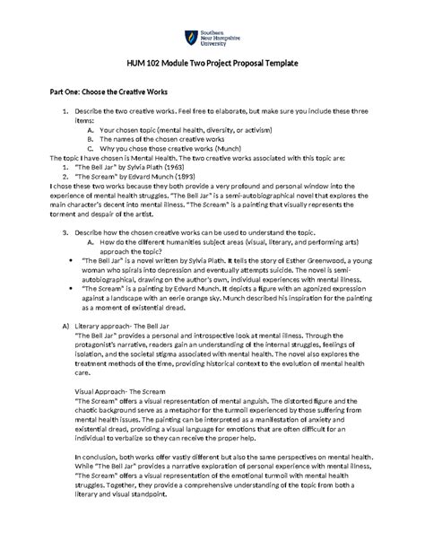 Hum Module Two Project Proposal Template Hum Module Two