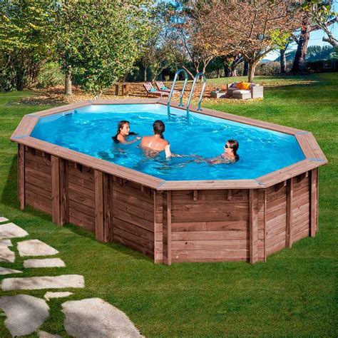 Piscina in legno GRE VANILLE 2 Ø 4 00 x h 1 19m PiscineTop