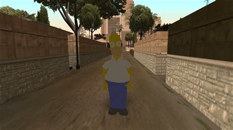 Gta San Andreas Homer Simpson Skin Selector Mod Gtainside