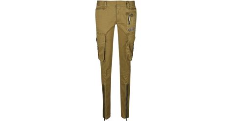 Dsquared² Flare Sexy Cargo Pants In Green Lyst