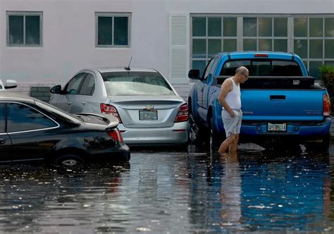 Imágenes de las inundaciones catastróficas en Florida