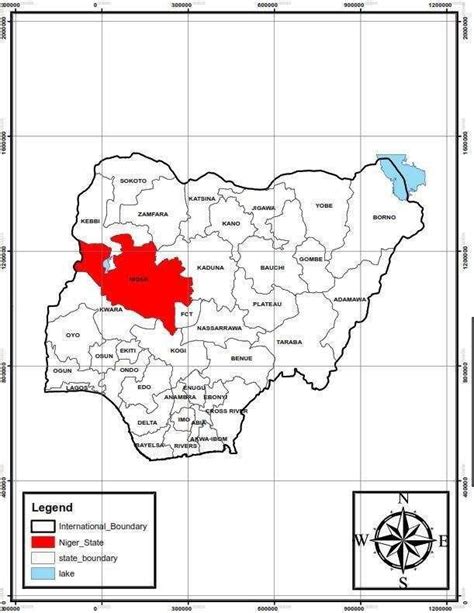 Map of Nigeria showing Niger State Source: Niger State Ministry of ...