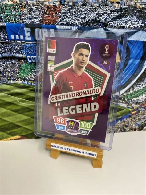 PANINI ADRENALYN XL Qatar 2022 Cristiano Ronaldo Legend Card FIFA World