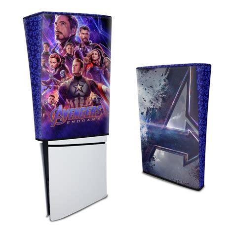 Capa Ps5 Slim Anti Poeira Vingadores Ultimato Endgame Pop Arte Skins Atacado