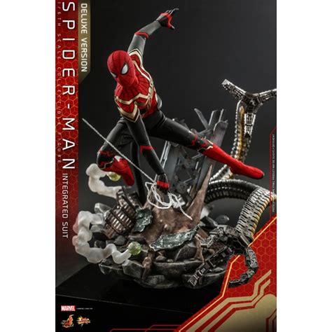 Spider Man Integrated Suit MMS624 Hot Toys TOYz Mô hình cao cấp mô hình chính hãng