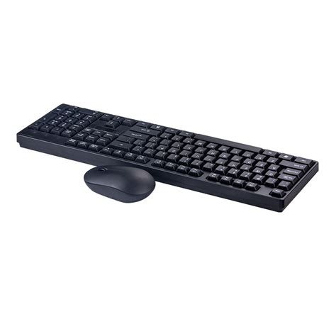 Model Bst-009w Wireless 2.4ghz Keyboard And Mouse Combo Black 104 Keys ...