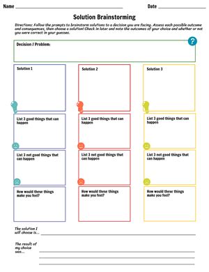 35 Group Decision Making Worksheet - support worksheet